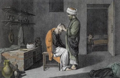 Il Barbiere, dal Volume II Arti e Mestieri di 